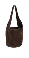 Reformation Medium Silvana Bag Boss Suede One Size In Boss Suede