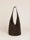 Reformation Medium Silvana Bucket Bag In Brown