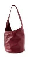 Reformation Medium Silvana Bucket Bag Cremisi In Cremisi