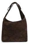 Reformation Medium Vittoria Tote Bag In Boss Suede