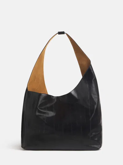 Reformation Medium Vittoria Minimal Tote Black Eel