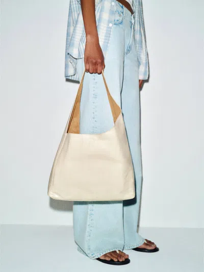 Reformation Medium Vittoria Minimal Tote Ivory