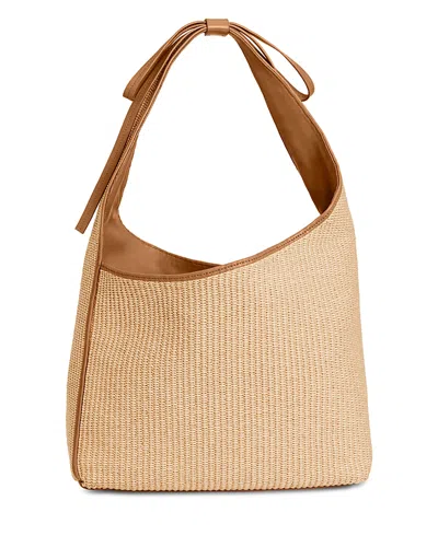 Reformation Medium Vittoria Tote Bag In Natural