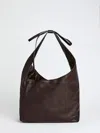 Reformation Medium Vittoria Tote Bag In Tobacco Leather