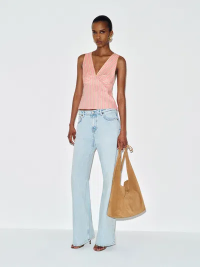 Reformation Meg Top Pink 12