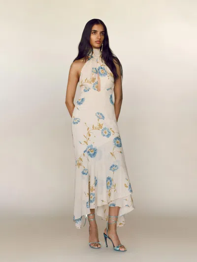 Reformation Mela Dress Natural 10 In Neutral