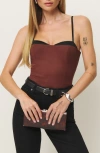 Reformation Melanie Top In Red