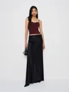 Reformation Melanie Top In Burgundy