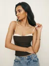 Reformation Melanie Top In Cafe