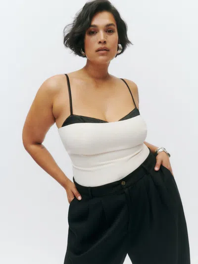 Reformation Melanie Top Es In Ivory
