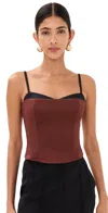 Reformation Melanie Top In Red