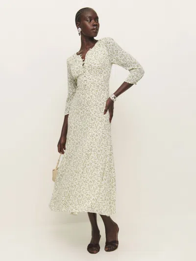 Reformation Mels Dress In White