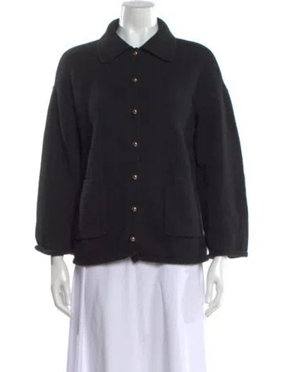 Pre-owned Reformation Merino Wool Sweater In Black