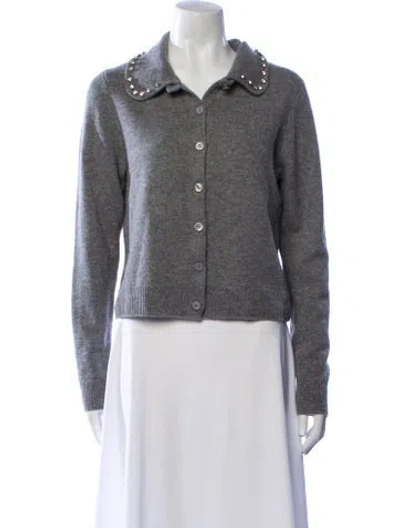 Pre-owned Reformation Merino Wool Sweater In Gray