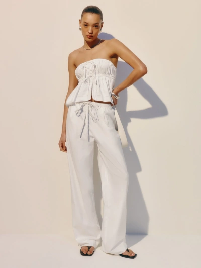 Reformation Micah Pant In White