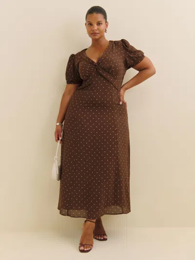 Reformation Michelle Dress Es In Kiss Dot