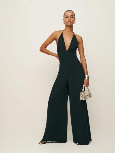 Reformation Michelle Jumpsuit In Black