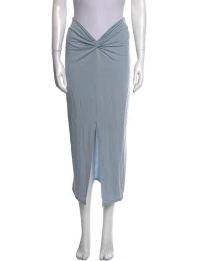 Pre-owned Reformation Midi Length Skirt In Blue