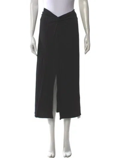 Pre-owned Reformation Midi Length Skirt In Gray