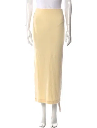 Pre-owned Reformation Midi Length Skirt In Neutral