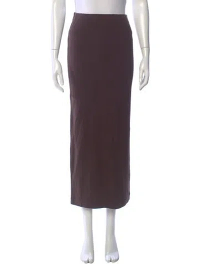 Pre-owned Reformation Midi Length Skirt In Purple