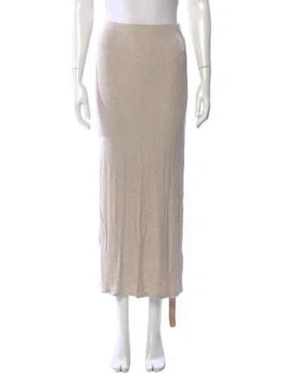Pre-owned Reformation Midi Length Skirt W/ Tags In Neutral