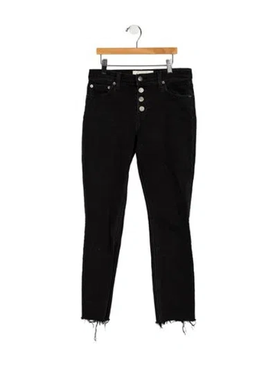 Pre-owned Reformation Mid-rise Skinny Leg Jeans In Blue
