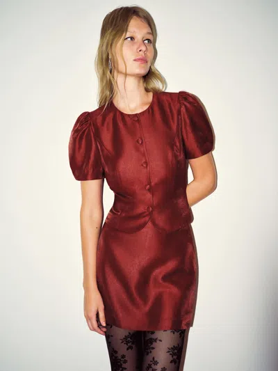 Reformation Mika Two Piece In Red