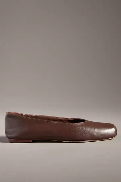 Reformation Mikayla Ballet Flats In Brown