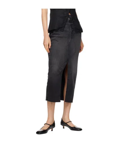 Reformation Mila Denim Maxi Skirt