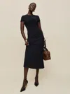 Reformation Mila Knit Dress In Black