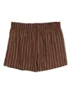 Reformation Mila Shorts In Brown