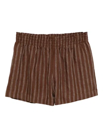 Reformation Mila Shorts In Brown