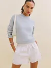 Reformation Miles Short In Bright White