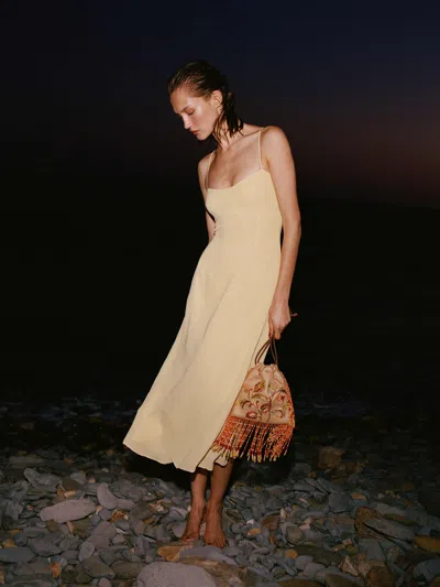 Reformation Milica Dress Yellow 10