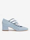 Reformation Mimi Buckle Pump In Blue