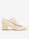 Reformation Mimi Buckle Pump In Yellow