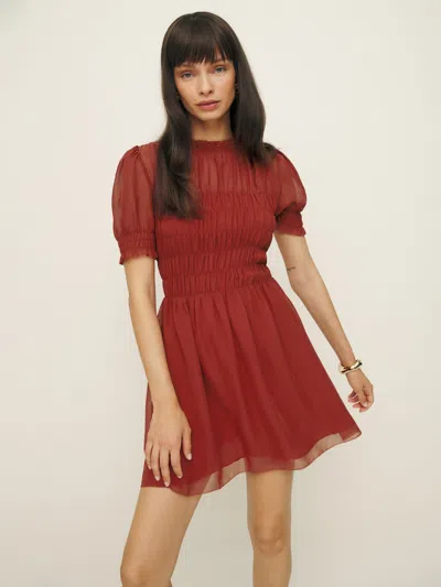 Reformation Mimsy Dress In Sangre