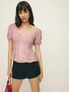 Reformation Minette Top In Rosin