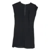 Reformation Mini Dress In Black Viscose In Black