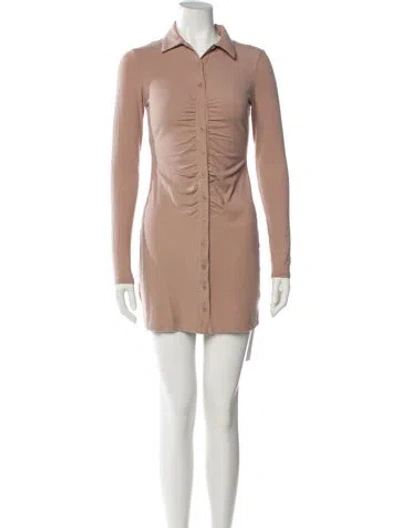 Pre-owned Reformation Mini Dress In Neutral