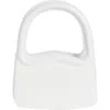 Reformation Mini Luciana Frame Handle In White Patent