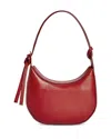 Reformation Mini Rosetta Shoulder Bag In Lipstick