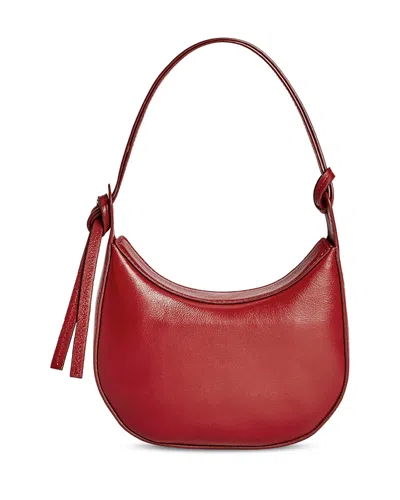 Reformation Mini Rosetta Shoulder Bag In Lipstick