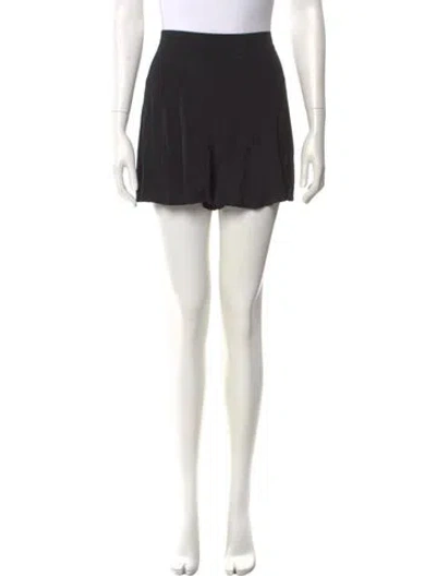 Pre-owned Reformation Mini Shorts In Black