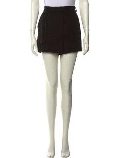 Pre-owned Reformation Mini Shorts In Black
