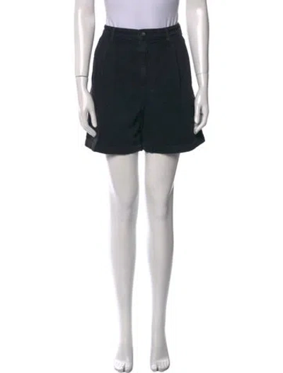 Pre-owned Reformation Mini Shorts In Black