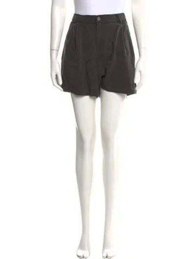 Pre-owned Reformation Mini Shorts In Black