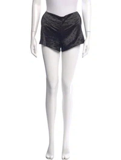 Pre-owned Reformation Mini Shorts In Black