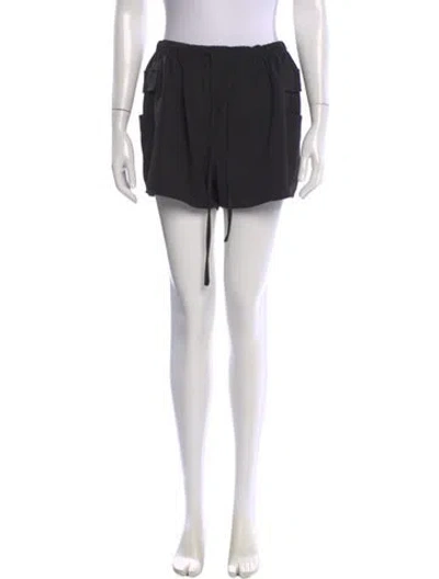 Pre-owned Reformation Mini Shorts In Black